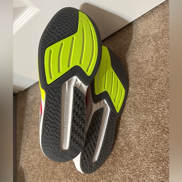 Adidas Duramo Speed 2 Gray and Red Running Shoes Size 13 - Picture 7 of 8